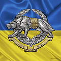 Ukrainian Special Operations Forces - SSO Emblem over Ukrainian Colors Digital Art by Serge Averbukh Ukrainian Special Operations Forces - SSO Emblem over Ukrainian Colors Digital Art by Serge Averbukh