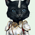 Unicorn Black Cat by Trindira A Unicorn Black Cat by Trindira A