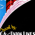 Union SS Co of New Zealand LTD Travel poster Painting by Unknown Union SS Co of New Zealand LTD Travel poster Painting by Unknown