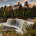 Upper Tahquamenon Falls Sunset by William Christiansen