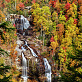 Upper Witewater Falls In Cashiers NC by Mark Papke