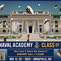 USNA Class of 2020 Bancroft Hall T Court Celebration Digital Art by Joe Barsin USNA Class of 2020 Bancroft Hall T Court Celebration Digital Art by Joe Barsin