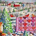 Valentine Quilt Painting by Diane Phalen Valentine Quilt Painting by Diane Phalen