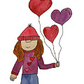 Valentine's Day Girl Gnome Mixed Media by Lisa Neuman Valentine's Day Girl Gnome Mixed Media by Lisa Neuman