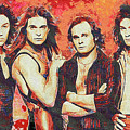 Van Halen Art And The Cradle Will Rock Mixed Media by The Rocker Chic Van Halen Art And The Cradle Will Rock Mixed Media by The Rocker Chic