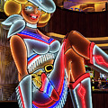 Vegas Vickie Profile Neon Sign Portrait Photograph by Aloha Art Vegas Vickie Profile Neon Sign Portrait Photograph by Aloha Art