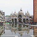 Venezia - San Marco - Reflections in S.Marco Square - Italy Photograph by Paolo Signorini Venezia - San Marco - Reflections in S.Marco Square - Italy Photograph by Paolo Signorini