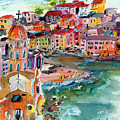 Vernazza Italy Summer Feelings by Ginette Callaway