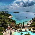 View From the Amfora Hotel, Hvar Croatia by M G Whittingham