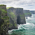 View of Cliffs of Moher in Ireland by Elena Elisseeva