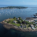 Viewing Marblehead Harbor in Summer Photograph by Jeff Folger