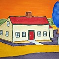 Vincent's Farmhouse Painting by John Klobucher Vincent's Farmhouse Painting by John Klobucher