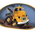 Vintage Tow Truck Digital Art by Doug Gist Vintage Tow Truck Digital Art by Doug Gist
