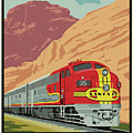 Vintage Travel by Rail Poster Digital Art by Jim Zahniser Vintage Travel by Rail Poster Digital Art by Jim Zahniser