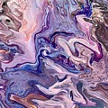 Violet dream macro Painting by Nicole DiCicco Violet dream macro Painting by Nicole DiCicco