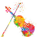Violin Art Painting by Zuzi 's Violin Art Painting by Zuzi 's