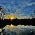 Virgina Summer Sunset Photograph by Michael Descher Virgina Summer Sunset Photograph by Michael Descher