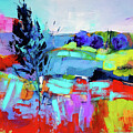 Vivid Abstract Landscape by Elise Palmigiani