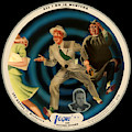 Vogue Record Art - R 714 - P 22, Blue Logo - Square Version by John Robert Beck Vogue Record Art - R 714 - P 22, Blue Logo - Square Version by John Robert Beck
