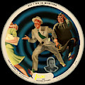 Vogue Record Art - R 714 - P 22, Yellow Logo - Square Version by John Robert Beck Vogue Record Art - R 714 - P 22, Yellow Logo - Square Version by John Robert Beck