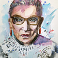 Voice of Reason - Tribute to RBG Painting by Venetia Bebi Voice of Reason - Tribute to RBG Painting by Venetia Bebi