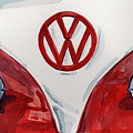 Volkswagen Painting by George Cret Volkswagen Painting by George Cret