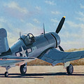 Vought F4U-1A Corsair Painting by Douglas Castleman