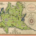 Vsevolode Nicouline - Giovanni de Agostini - Lombardia - 1943 by Vintage Map