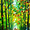 Walk In The Woods Painting by Mirek Kuzniar Walk In The Woods Painting by Mirek Kuzniar