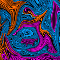 Walking the Dog Abstract Digital Art by Ronald Mills Walking the Dog Abstract Digital Art by Ronald Mills