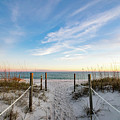 Walkway to the Beach at Golden Hour Photograph by Beachtown Views Walkway to the Beach at Golden Hour Photograph by Beachtown Views