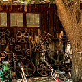Wall of Wheels Photograph by Al Judge Wall of Wheels Photograph by Al Judge