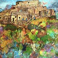 Walpi Village II Painting by Elaine Elliott Walpi Village II Painting by Elaine Elliott