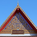 Wat Maha Pruettharam Gable DTHB1049 Photograph by Gerry Gantt Wat Maha Pruettharam Gable DTHB1049 Photograph by Gerry Gantt