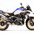 Watercolor BMW R1250GS motorcycle - oryginal artwork by Vart Painting by Vart Watercolor BMW R1250GS motorcycle - oryginal artwork by Vart Painting by Vart