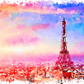 Watercolor Paris by Vart Painting by Vart Studio Watercolor Paris by Vart Painting by Vart Studio