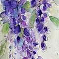 Watercolor Wisteria Painting by Roxy Rich Watercolor Wisteria Painting by Roxy Rich