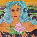 Waterlilly Garden Goddess Painting by Carol Losinski Naylor Waterlilly Garden Goddess Painting by Carol Losinski Naylor