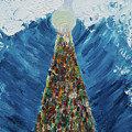 Waters Of Blue Painting by Henya Gutnick Waters Of Blue Painting by Henya Gutnick