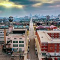 Watertower Skyline DJI_0690 Photograph by Michael Thomas Watertower Skyline DJI_0690 Photograph by Michael Thomas
