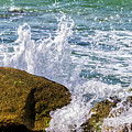 Wave Break Against Rocks on Atlantic Beach Photograph by Bob Decker Wave Break Against Rocks on Atlantic Beach Photograph by Bob Decker