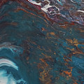 Waves of Gold Mixed Media by Aimee Bruno Waves of Gold Mixed Media by Aimee Bruno