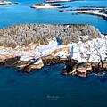 Western Island , Correa Maine by Veterans Aerial Media LLC