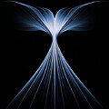 Whale's Tail - Abstract  by Ronald Mills