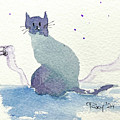Whimsy Kitty 20 Painting by Roxy Rich Whimsy Kitty 20 Painting by Roxy Rich