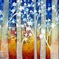 White Forest II Painting by Hailey E Herrera White Forest II Painting by Hailey E Herrera