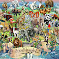 Wild and Wonderful Animals of the World Digital Art by Maria Rabinky Wild and Wonderful Animals of the World Digital Art by Maria Rabinky