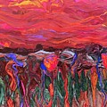 Wild Fields Original Art Piece by Evjenia Psarris