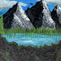 Wilderness Vista - Majestic Mountain Landscape by Viktoria Jovanovic