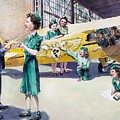 William Piper and the Wing Scouts Painting by Merana Cadorette William Piper and the Wing Scouts Painting by Merana Cadorette